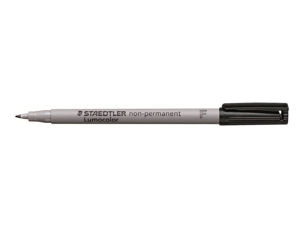 Viltstift Staedtler Lumocolor 316 non permanent F zwart | 10 stuks-0
