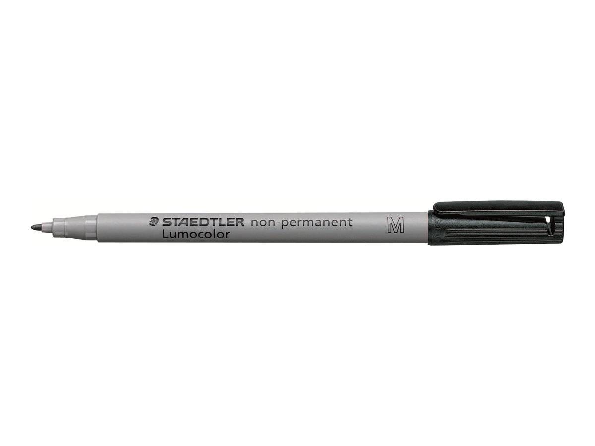 Viltstift Staedtler Lumocolor 315 non permanent M zwart | 10 stuks-0