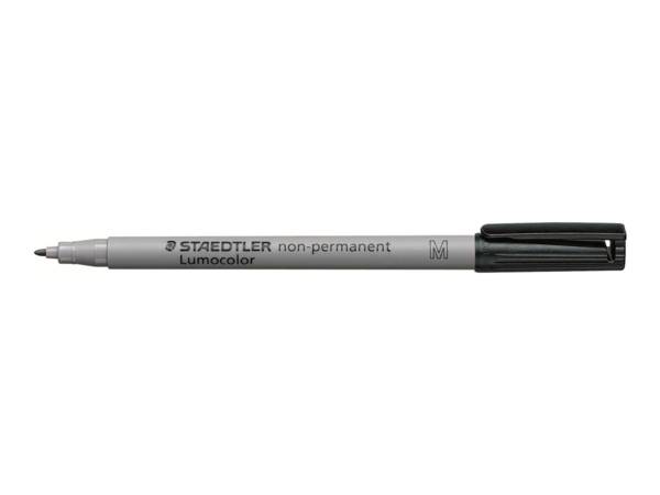 Viltstift Staedtler Lumocolor 315 non permanent M zwart | 10 stuks