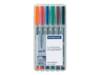 STAEDTLER foliepen Lumocolor M non-perm 6 stuks