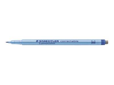 STAEDTLER foliepen Lumocolor correct M zwart 10 stuks-0