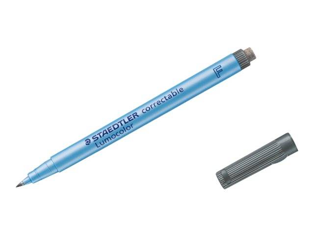 STAEDTLER foliepen Lumocolor correct M zwart 10 stuks-1