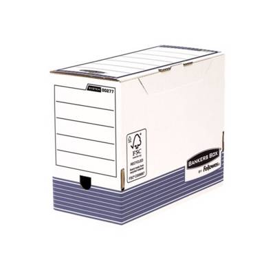 Bankers Box 0043859562589 Bankers Box - System transfer archiefdoos, ft A4, rug van 15 cm, blauw-0