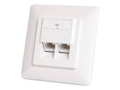 DIGITUS aansluitdoos Cat5e 2xRJ45 afgeschermd Unt. Signaalwit-6