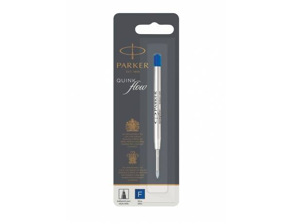PARKER balpenvulling QUINKflow Blue F Blauw-1