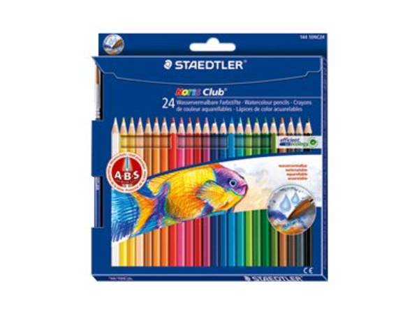 STAEDTLER kartonnen etui kleurpotlood Noris aqua 24ST