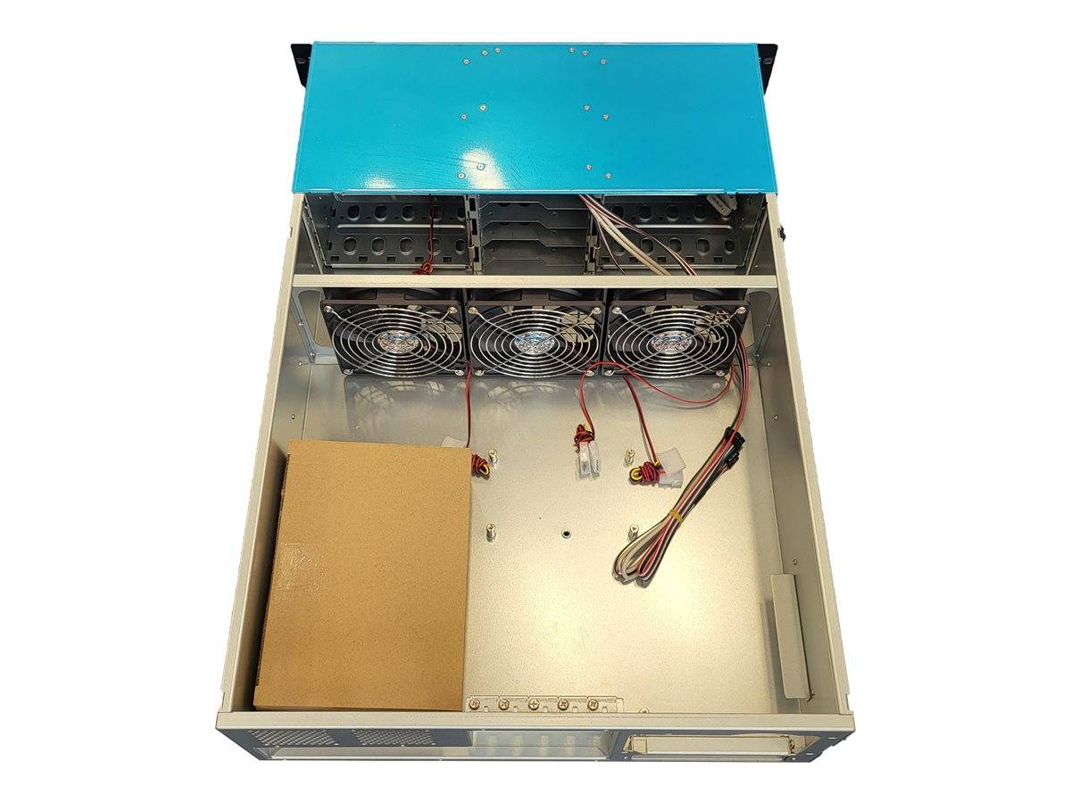 RealPower 106155 19 inch 1 x 19inch-industriële behuizing 3 HE Zwart-1