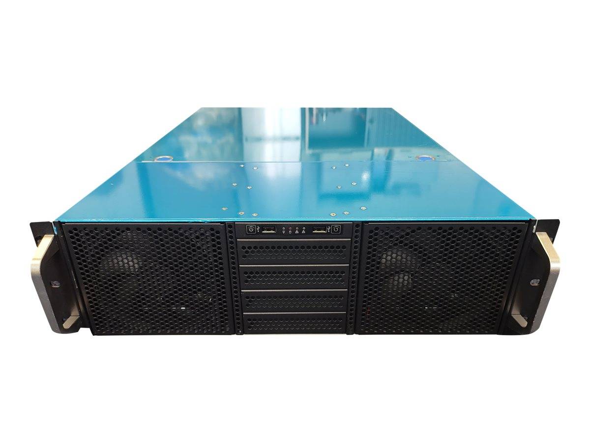 RealPower 106155 19 inch 1 x 19inch-industriële behuizing 3 HE Zwart-4