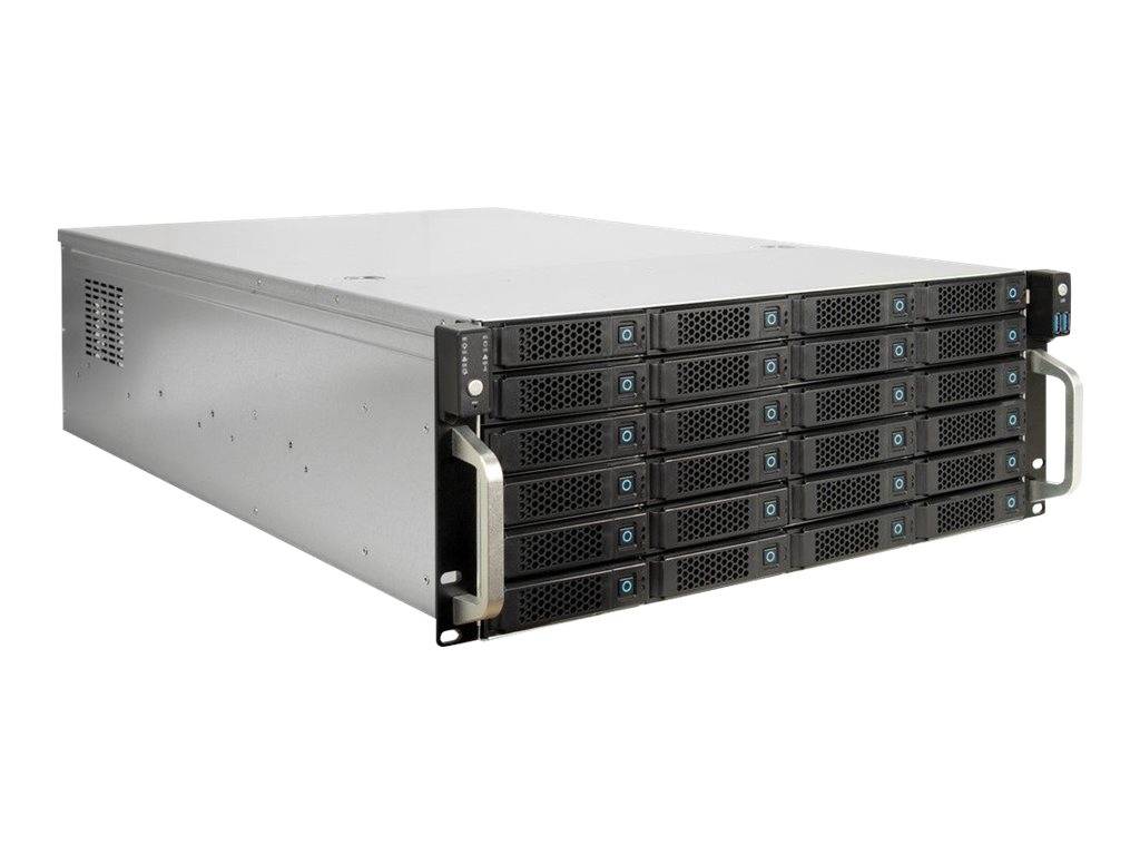 Inter-tech 4u 4724 rack behuizing (zwart | 2x usb-a) 42604556472504260455647250-4