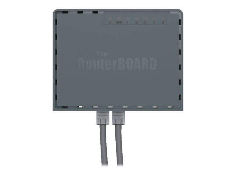MikroTik 5x Gigabit Ethernet, SFP, Dual Core 880MHz CPU, 256MB RAM, USB, microSD, RouterOS L4, ondersteuning voor IPsec--7