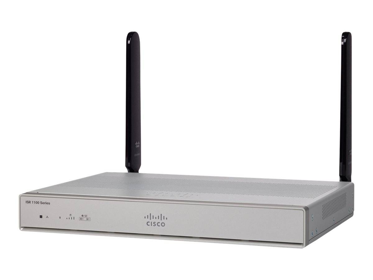 Cisco 1100 C1117-4P Router - 5 Poorten - PoE Ports - Management Port - 1.0 - Gigabit Ethernet - ADSL - Monteerbaar in re-0