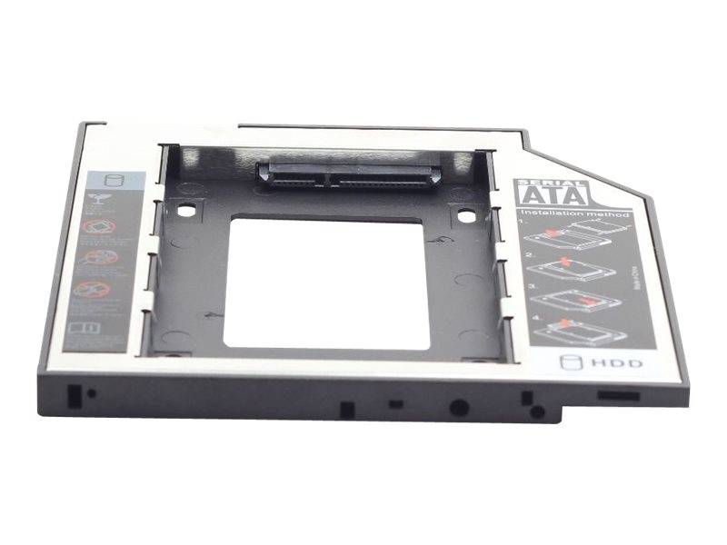GEMBIRD MF-95-01 Behuizing voor schijven: 2,5"; metaal; past in 3,5" bay; zilver - 1 stuk-0