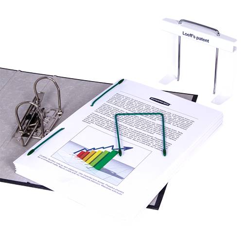 Loeffs Patent 0043859754700 Loeff’s - archiefbinder Mini Liftboy terkit, wit-1