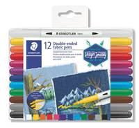 STAEDTLER viltstift D.tip textiel 12st-2