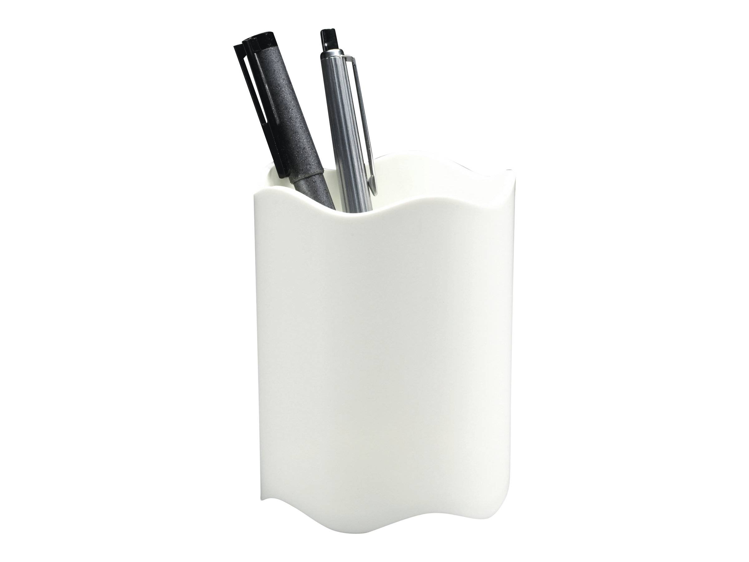 Stevige pennenhouder 1701235010, kunststof, wit-0