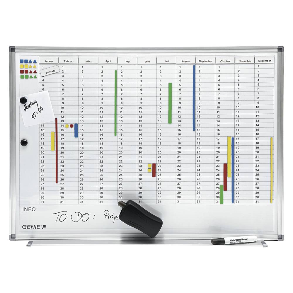 Genie 11512 magnetisch bord 770 x 560 mm Wit-0