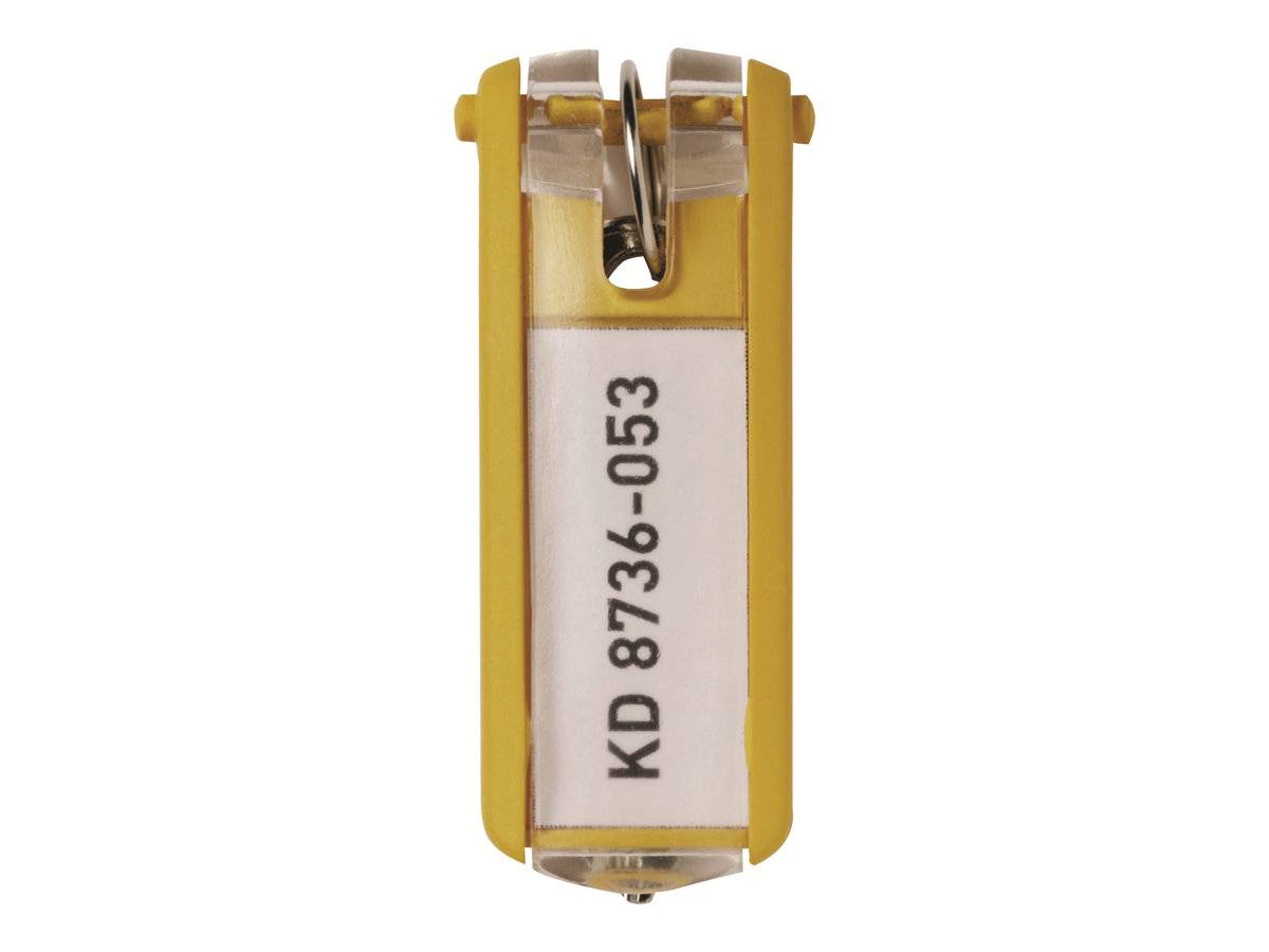 DURABLE sleutelhanger sleutelclip 6 stuks geel-7
