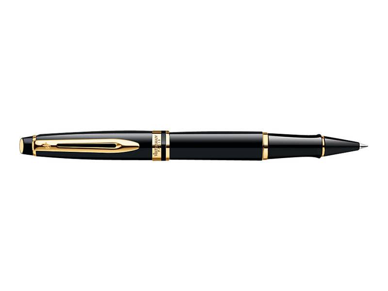 WATERMAN Rollerball Expert Zwart F Zwarte geschenkverpakking-0