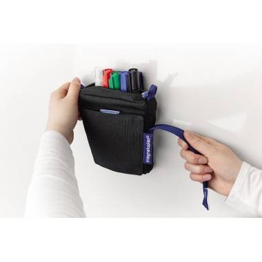 Magnetoplan Moderatiezak Actie Holster - 15x19x4,5 cm (WXHXT) - Zwart - Polyester-4