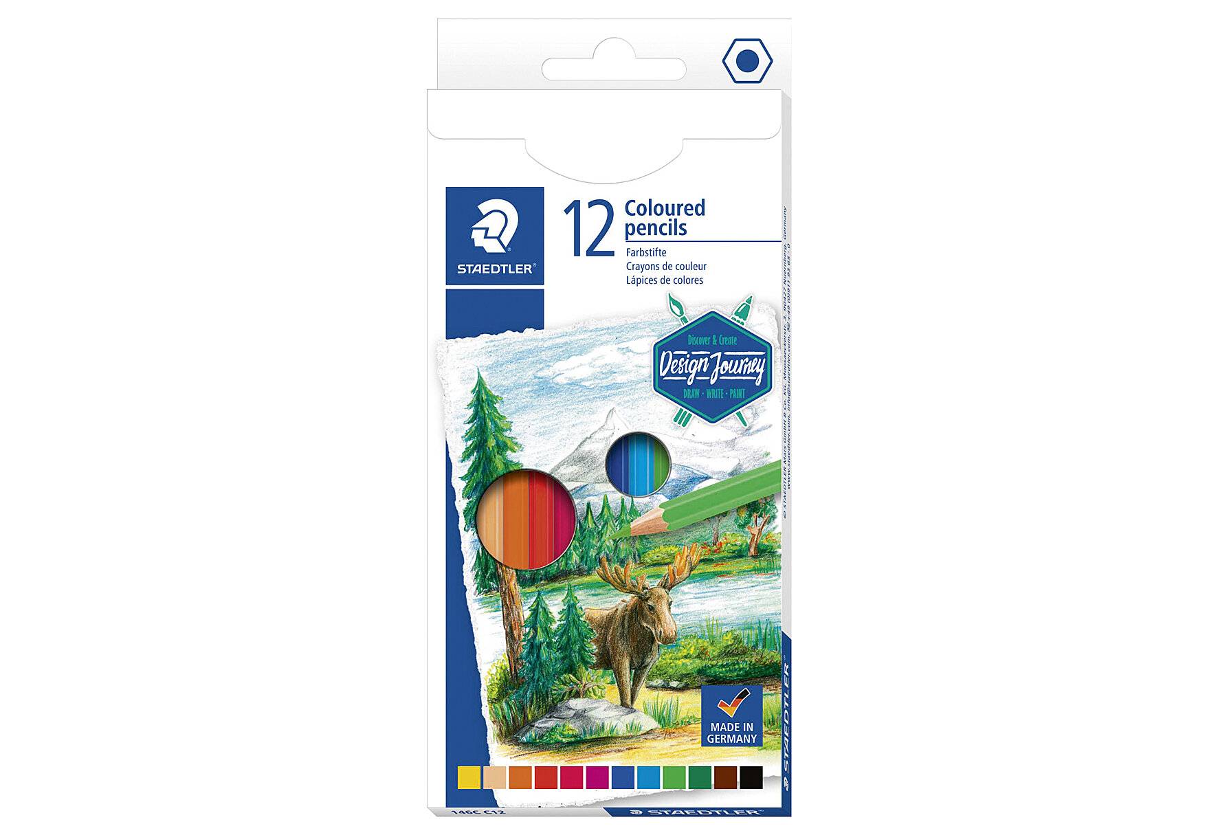 STAEDTLER kleurpotlood aquarel 12ST-8