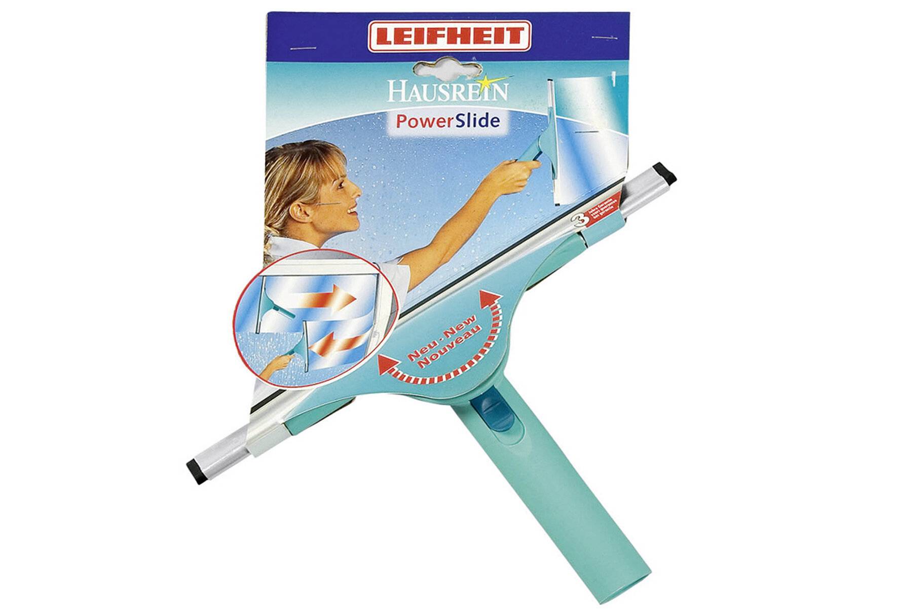 Leifheit Window Slider M Raamreiniger Groen, Wit-12