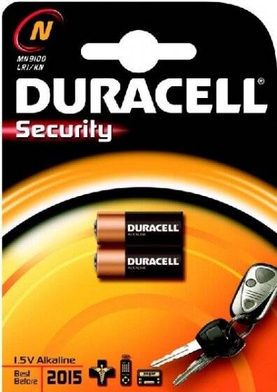 Duracell Alkaline 2 x N 1,5V LR1 MN9100 2 op blister - 1 - blister - zwart-1