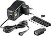 Goobay 53995 Netvoedingsmodule 3 V/DC, 4.5 V/DC, 5 V/DC, 6 V/DC, 7.5 V/DC, 9 V/DC, 12 V/DC 0.6 A 7.2 W Uitgangsspanning regelbaar, Met C8-Eurostekker, Gestabiliseerd
