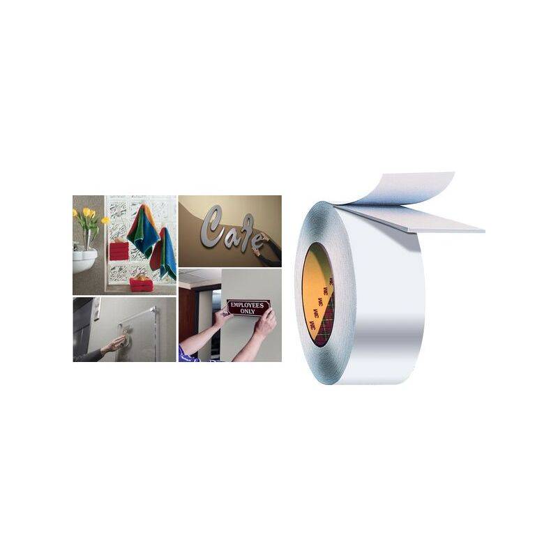 3 M Scotch Dubbelzijdige Schuimtape 9515W Wit 19 mm x 33 m (9515W19)