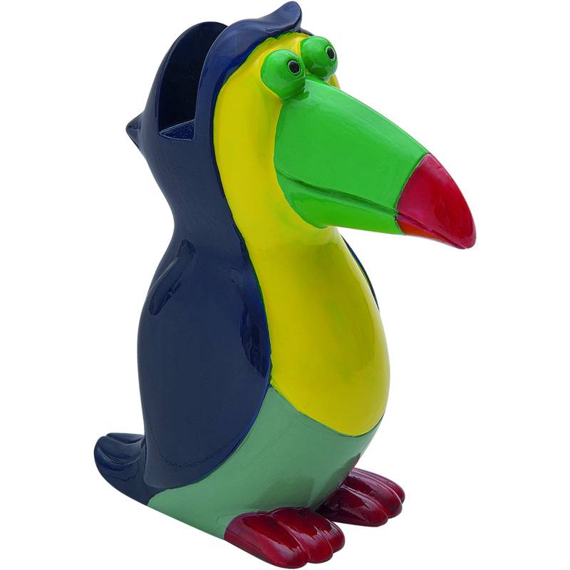 WEDO Brillenhouder Toekan, Polyresin, Meerkleurig, 8 x 3,7 x 9,2 cm-0