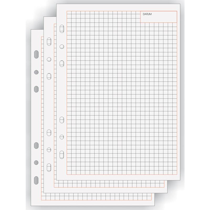 BIND 50 Ringbuch-Ergänzungsblätter kariert A5 - A5-0