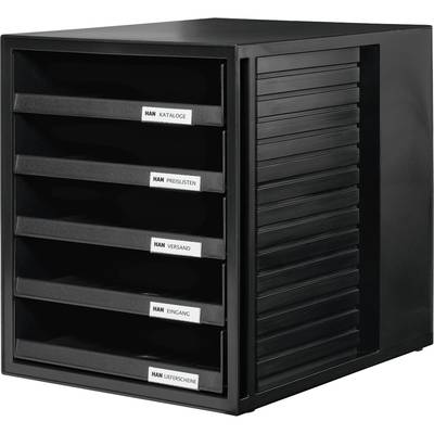 HAN Schubladenbox SCHRANK-SET 1401-13 Ladebox  DIN A4 