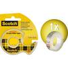 Scotch dubbelzijdig plakband + dispenser 12 mm x 6,3 136D-MDEU