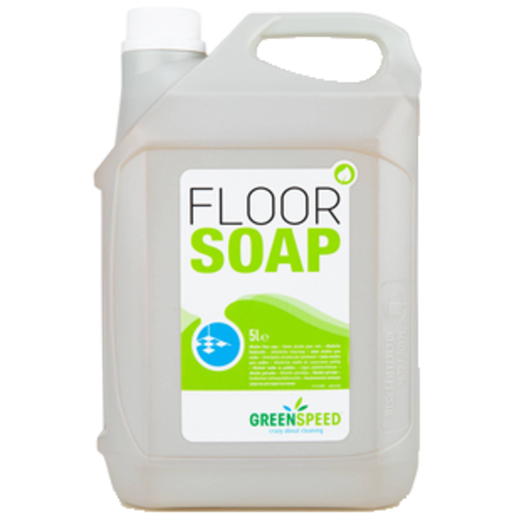 Greenspeed Cleaning 5407003310276 Greenspeed - vloerzeep met lijnzaadolie, voor poreuze vloeren, citrusgeur, flacon