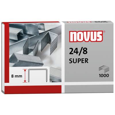 Novus 040-0038 Type nietje: 24/8 Nietjes 1000 stuk(s)  Nietcapaciteit: 50 vel (80 g/m²)  