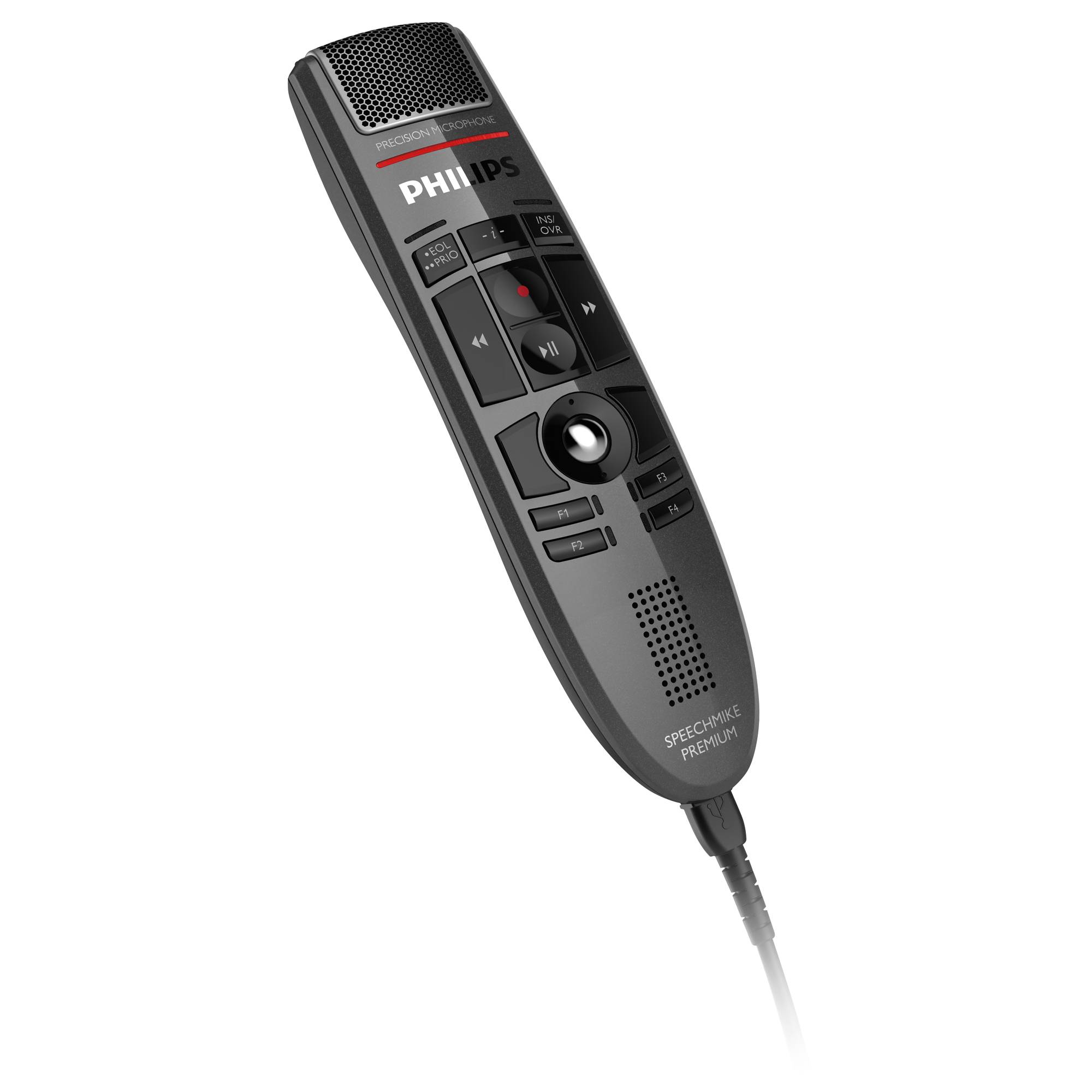 Philips SpeechMike Premium Dicteermicrofoon LFH3510 - Schuifschakelaar - Trackball - Hygiënisch oppervlak - USB-1