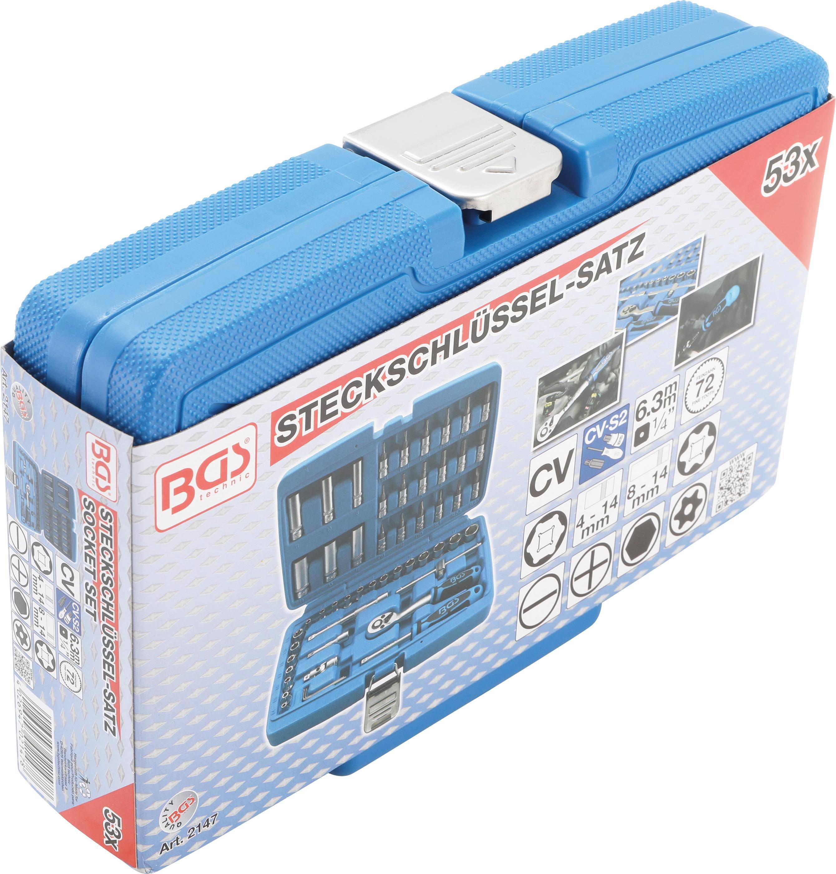 BGS Dopsleutelset 1/4" 53 delig-4