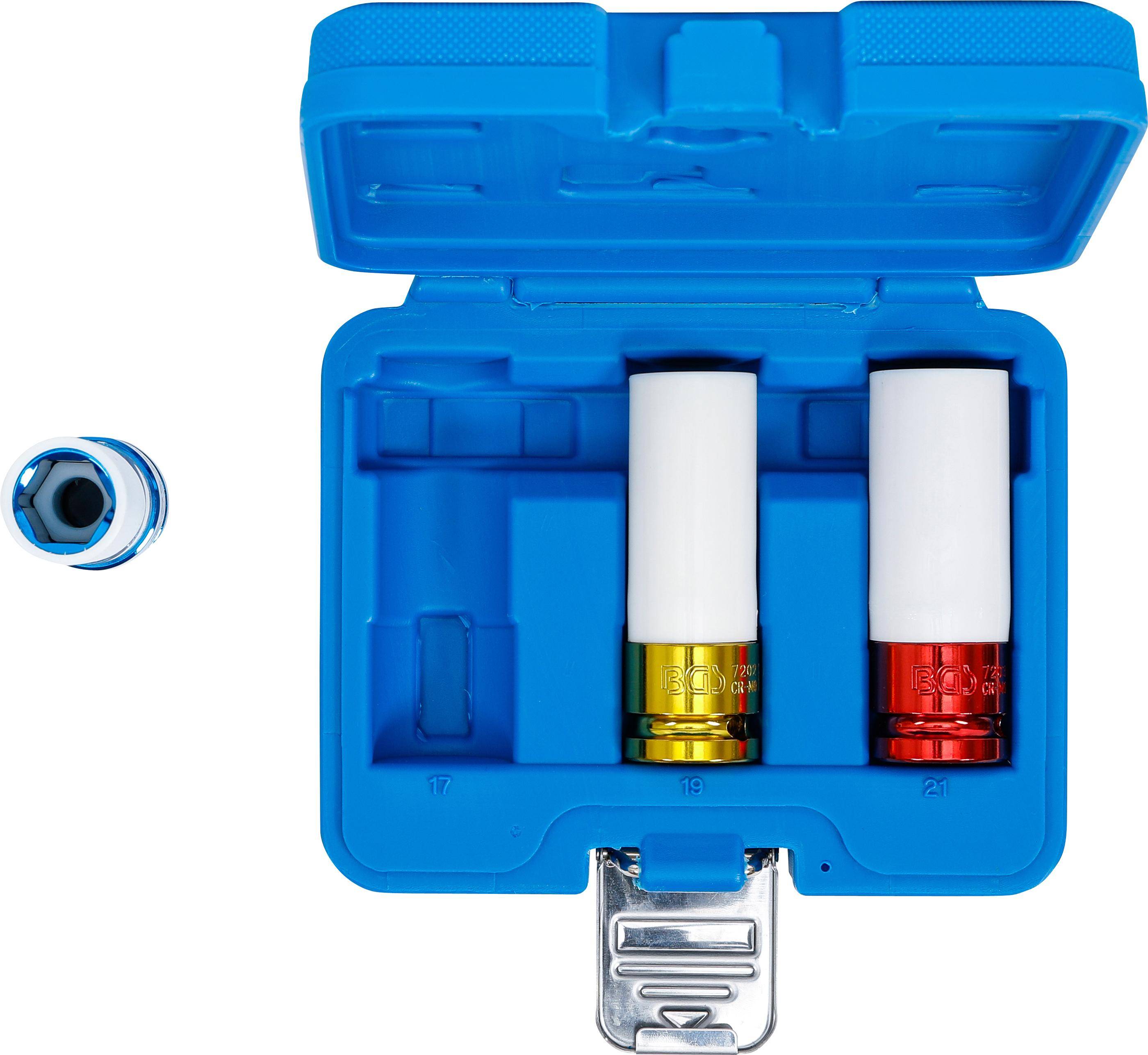 BGS Kracht wielmoerdopsleutel set (1/2") | 17 / 19 / 21 mm-3