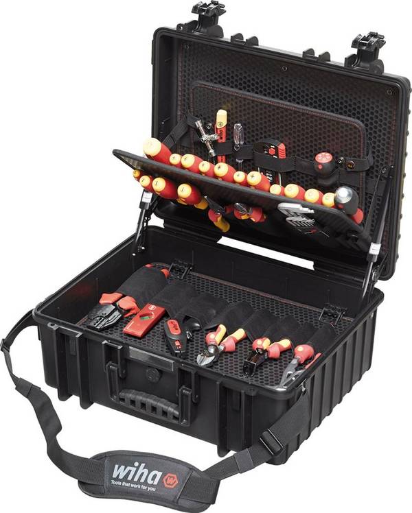 Wiha gereedschapset elektricien competence xl assorti 80-delig in koffer (40523)