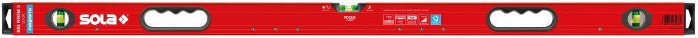 Magneetwaterpas LM Big REDM 3 120cm m.poedercaoting Sola-0