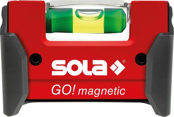 Magneet-miniwaterpas Go Magnet Clip 7,5cm Sola