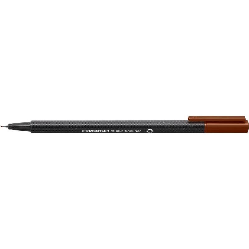 Staedtler 334-76 balpen, bruin, 1 stuk-0