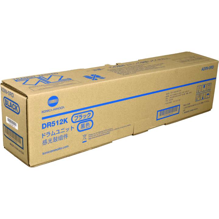 Konica Minolta DR-512K - Schwarz - original - Trommeleinheit - für bizhub C224, C284, C364, C454, C554 (A2XN0RD)-0