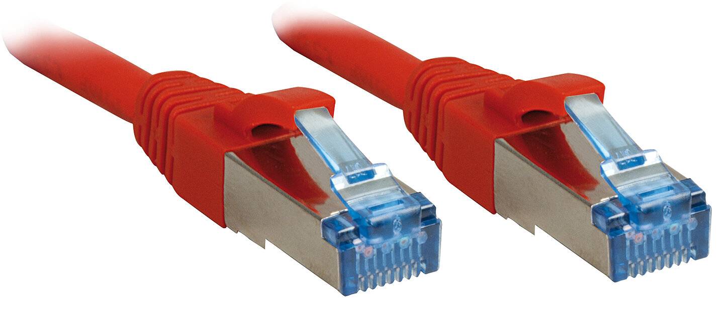 LINDY 47170 RJ45 Netwerkkabel, patchkabel CAT 6A S/FTP 20.00 m Rood Snagless 1 stuk(s)-2
