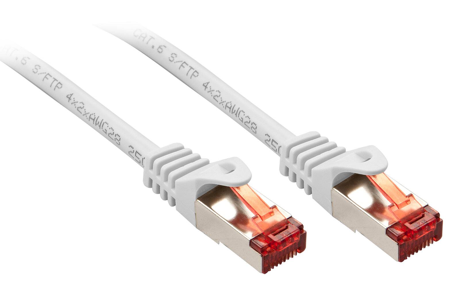 LINDY 47380 RJ45 Netwerkkabel, patchkabel 0.30 m Wit 1 stuk(s)-2