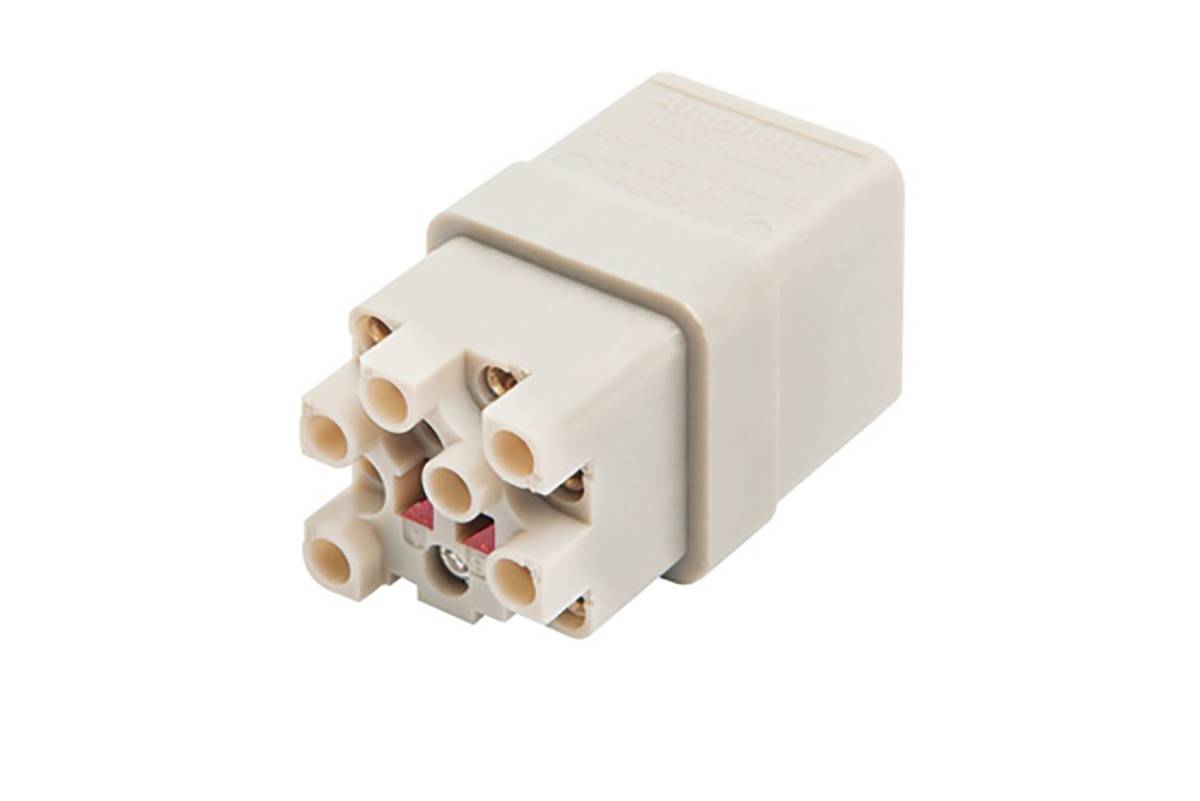 AMPHENOL C146-10B01250012 Connector: HDC; contactinzetstuk; vrouwelijk; 400V; PIN: 13; 12+PE - 1 stuk