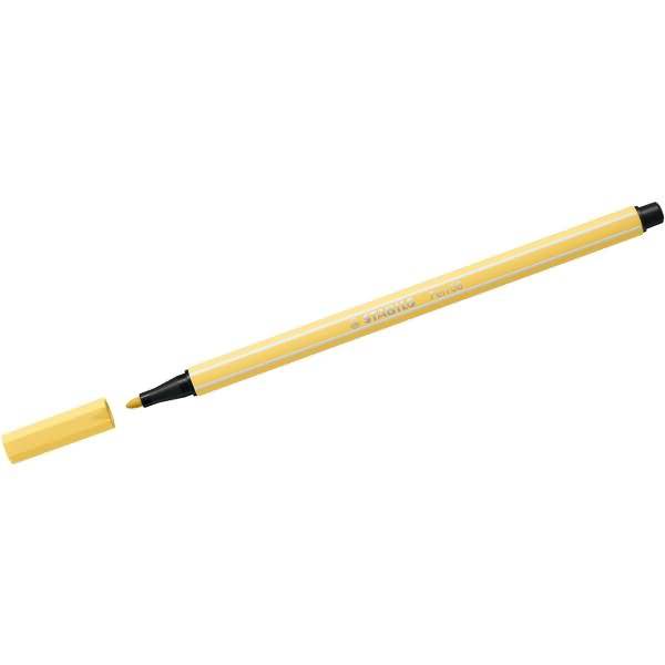 Stabilo 4006381578547 Stabilo - Pen 68, premium viltstift, licht geel, per stuk-0
