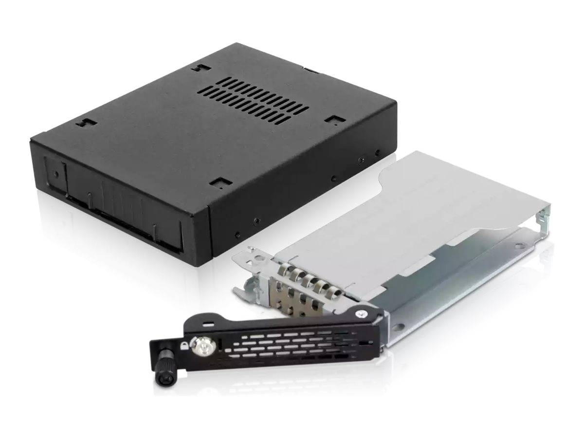 Wij-Ra. IcyDock 6,3 cm SATAI-III/SAS HDD en SSD in 1x3,5" metaal-0