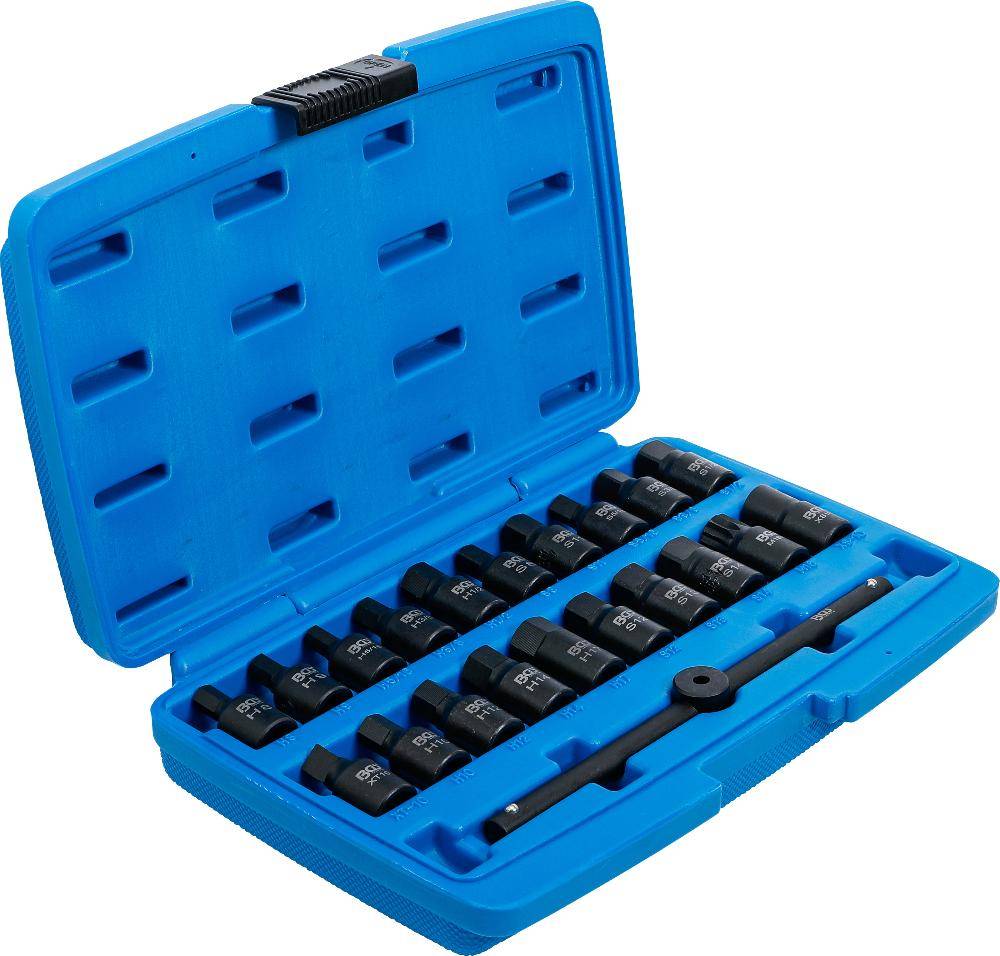 BGS 3/8" Speciale carterplug doppen set 21-delig-1