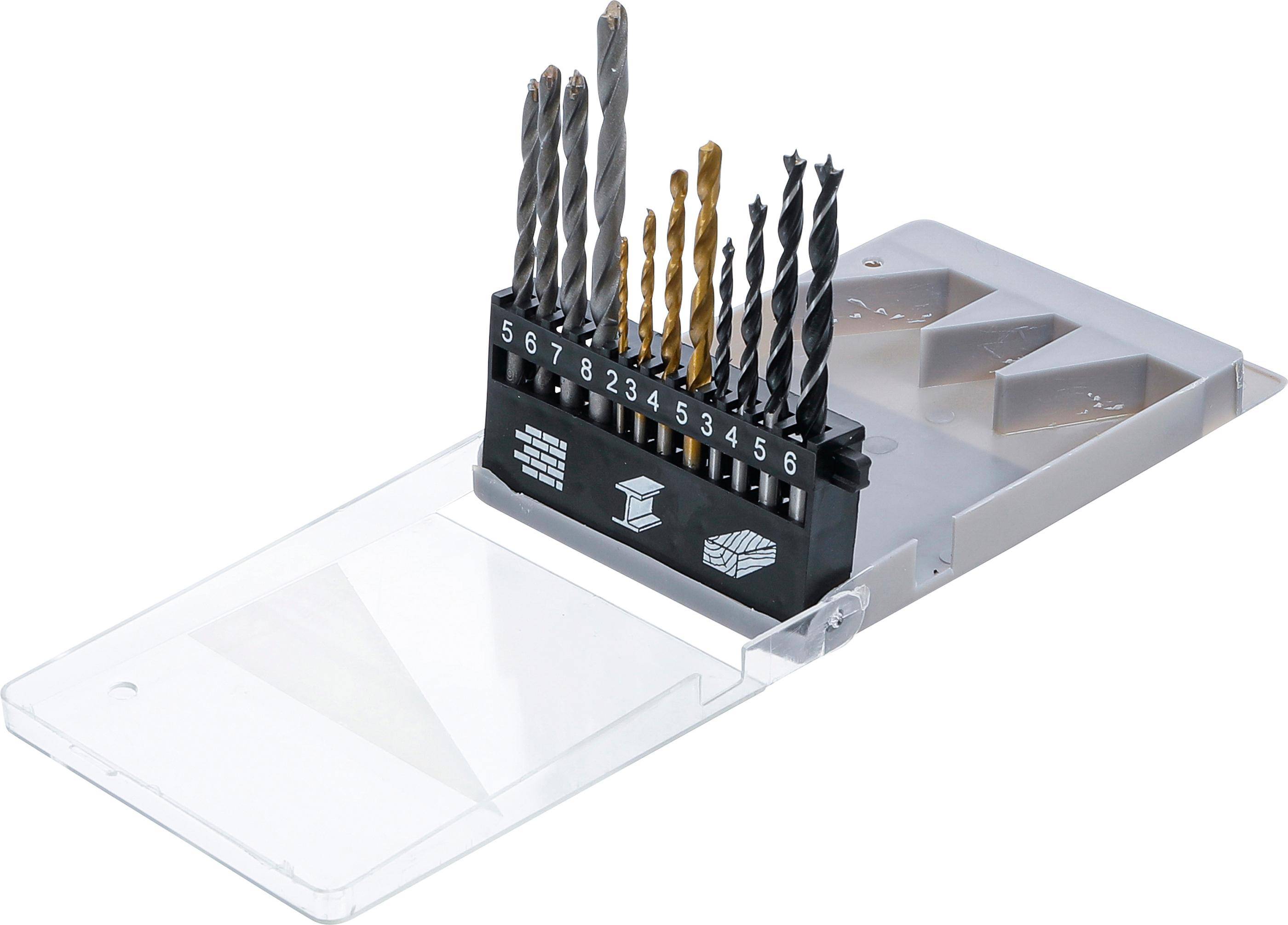 BGS Boren set - Houtboren - Steenboren - Metaalboren set HSS Titanium - 2 mm t/m 8 mm-2