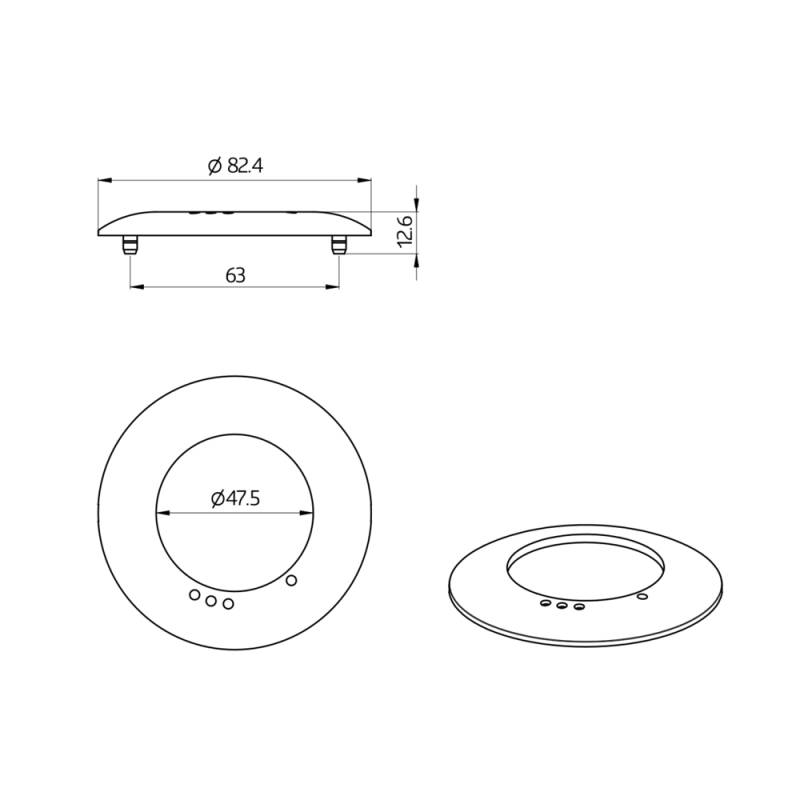 BEG Brück Electronic Abdeckring 93773-1